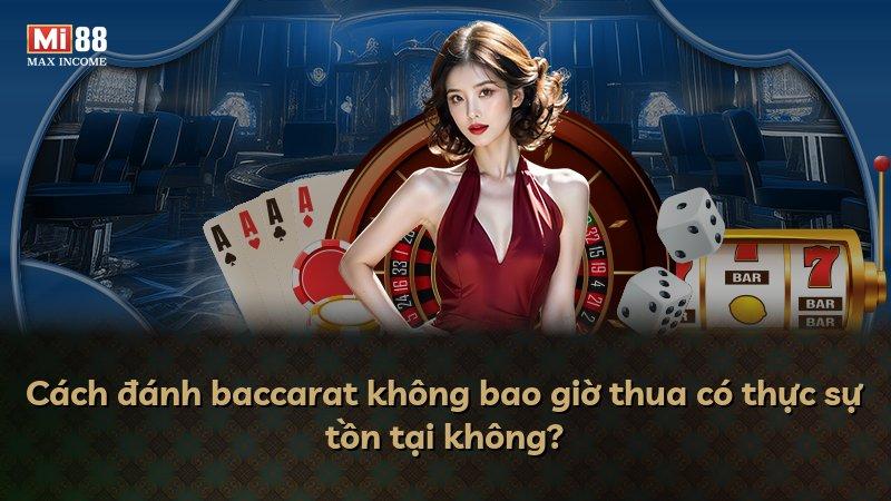 Cách đánh baccarat không bao giờ thua có thực sự tồn tại không?
