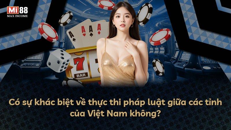 Có sự khác biệt về thực thi pháp luật giữa các tỉnh của Việt Nam không?