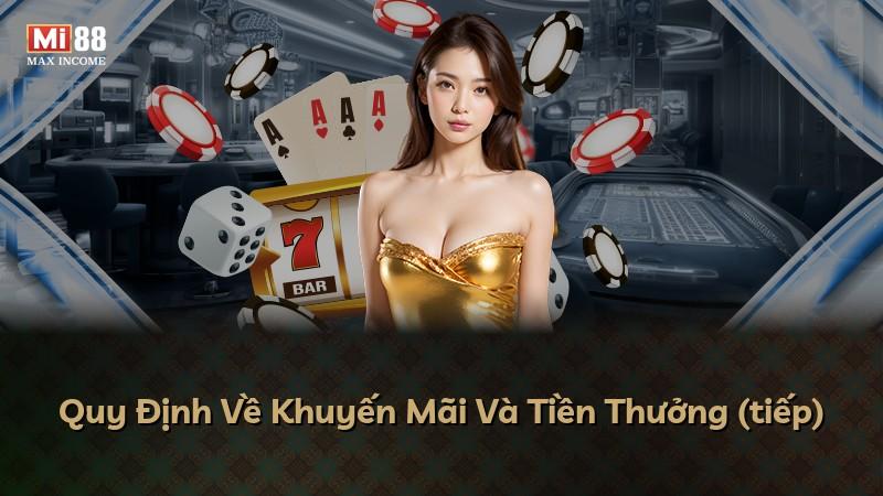 Quy Định Về Khuyến Mãi Và Tiền Thưởng (tiếp)