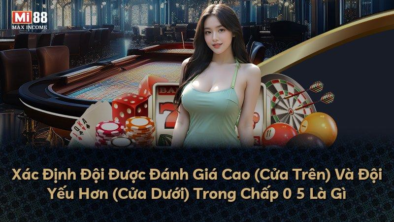 Xác Định Đội Được Đánh Giá Cao (Cửa Trên) Và Đội Yếu Hơn (Cửa Dưới) Trong Chấp 0 5 Là Gì